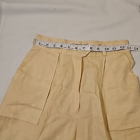 CYGNE DESIGN DIANE B LINEN VINTAGE SHORTS SIZE 6 - Picture 4 of 12